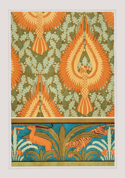 Ornamental Pattern Art Gallery Wall Set of 5 Poster