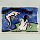 Bathing Couple by Ernst Kirchner