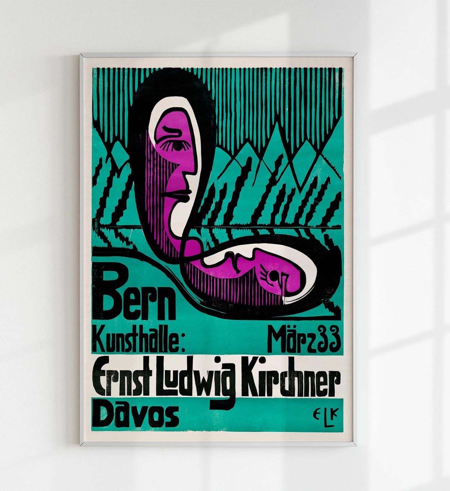 Bern Kunsthalle - Ernst Kirchner Exhibition Poster