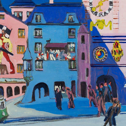 Berna con campanario de Ernst Kirchner