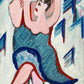 Dancing Couple in the Snow  by Ernst Kirchner