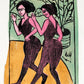 English Step Dancers  by Ernst Kirchner