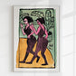 English Step Dancers  by Ernst Kirchner