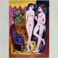 Two Nudes in a Room by Ernst Kirchner