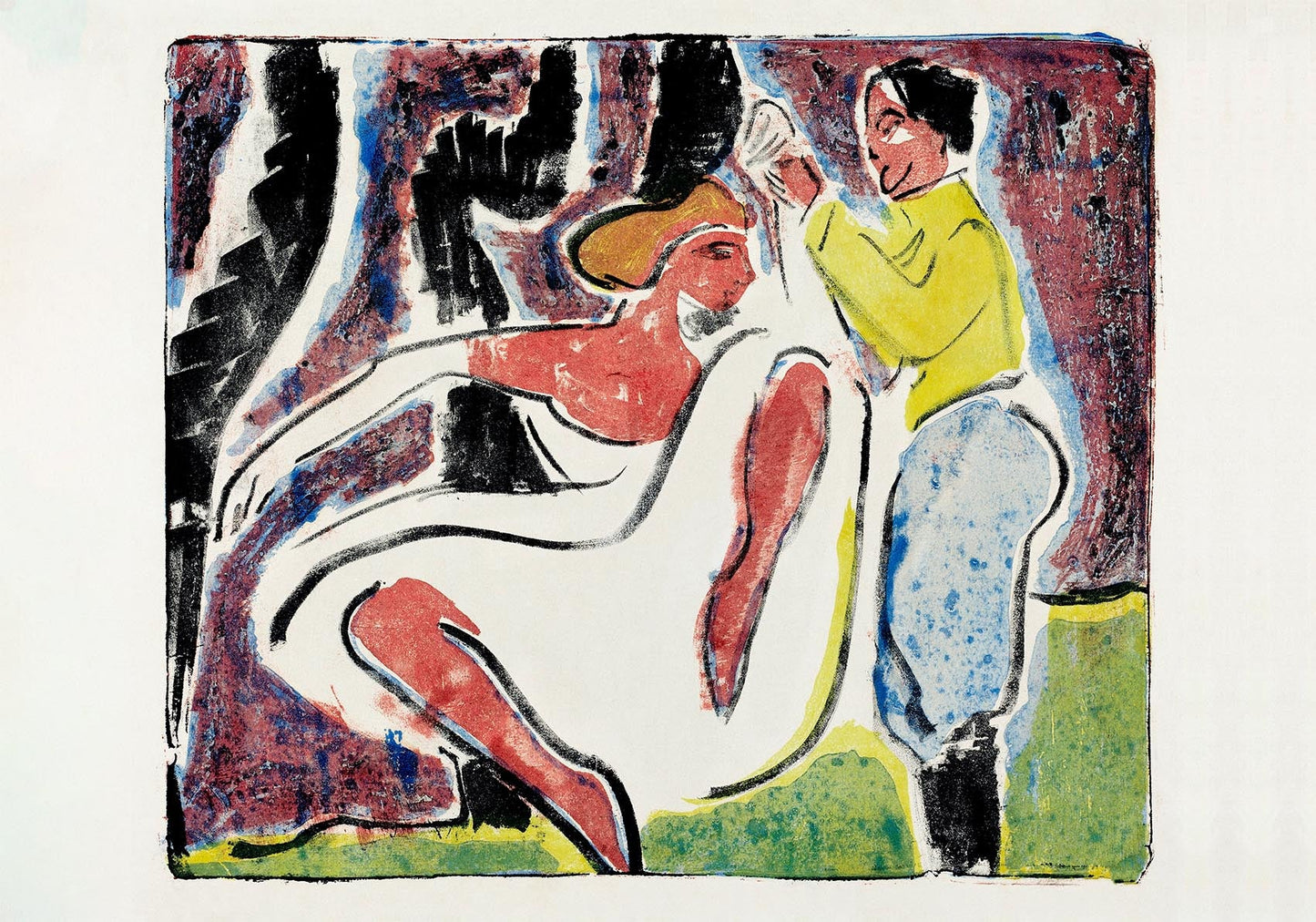 Russian Dancers by Ernst Kirchner