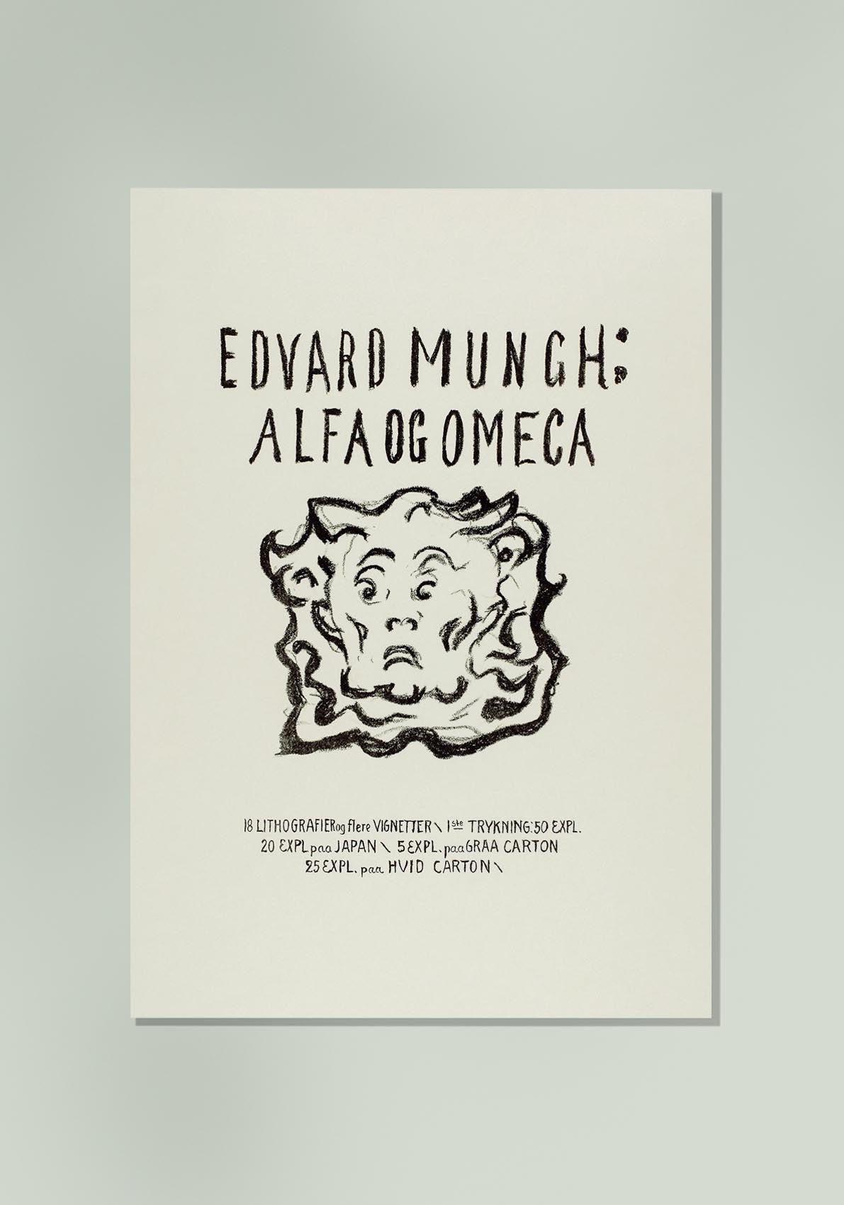 Edvard Munch Alpha and Omega Art Poster