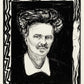 Edvard Munch "August Strindberg" Art Poster