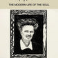 "August Strindberg" Munch Exhibition Poster - _ready-for-faire, Art Exhibition Poster, Black and White, Edvard Munch, Exhibition Poster, expressionism, Moma, mun10040, Munch, office, Office decor, Officer Decor, portrait, ready-for-abound, symbolism, Wall Art