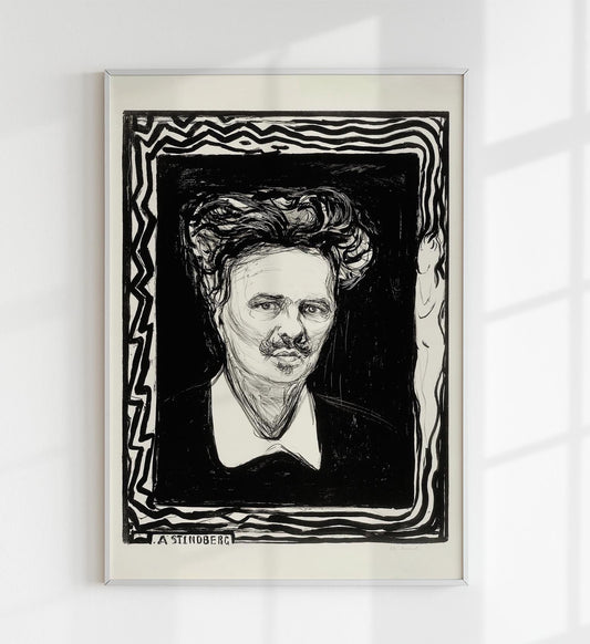 Póster artístico de "August Strindberg" de Edvard Munch