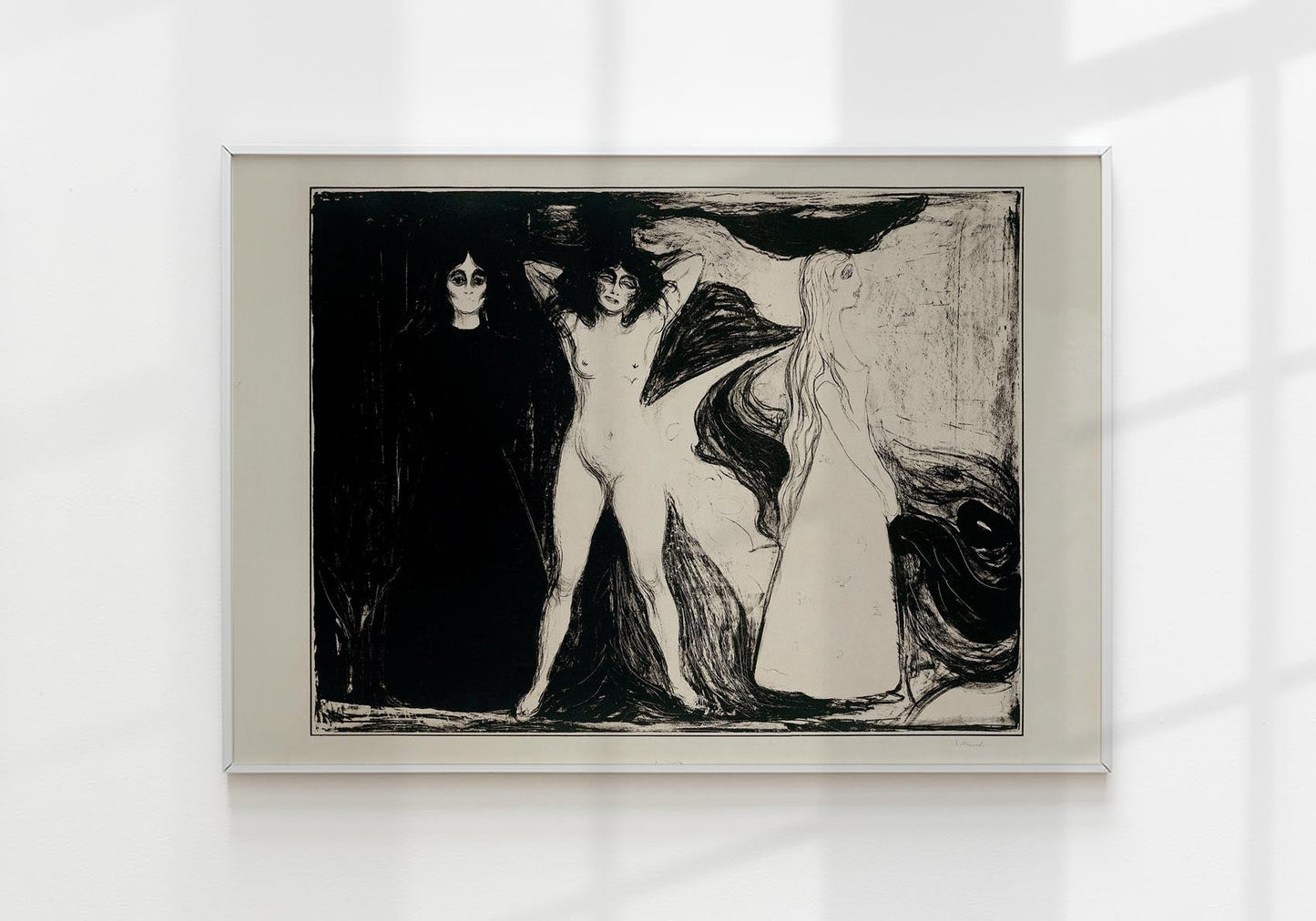 Edvard Munch Das Weib Art Poster