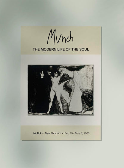 Cartel de la exposición Das Weib Munch