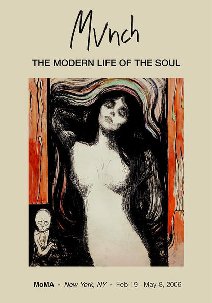 Cartel de la exposición Madonna Munch