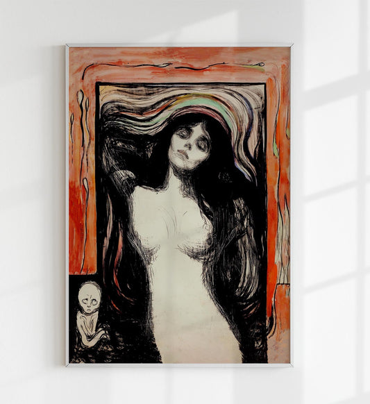 Póster artístico de Madonna de Edvard Munch