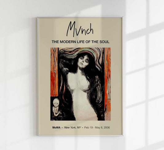 Cartel de la exposición Madonna Munch