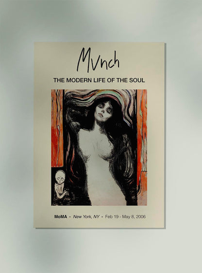 Cartel de la exposición Madonna Munch