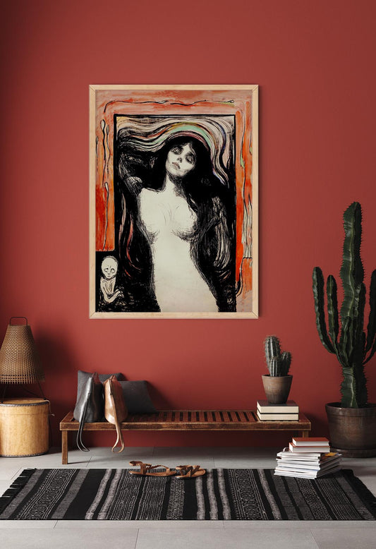 Póster artístico de Madonna de Edvard Munch