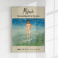 Man Bathing Munch Exhibition Poster