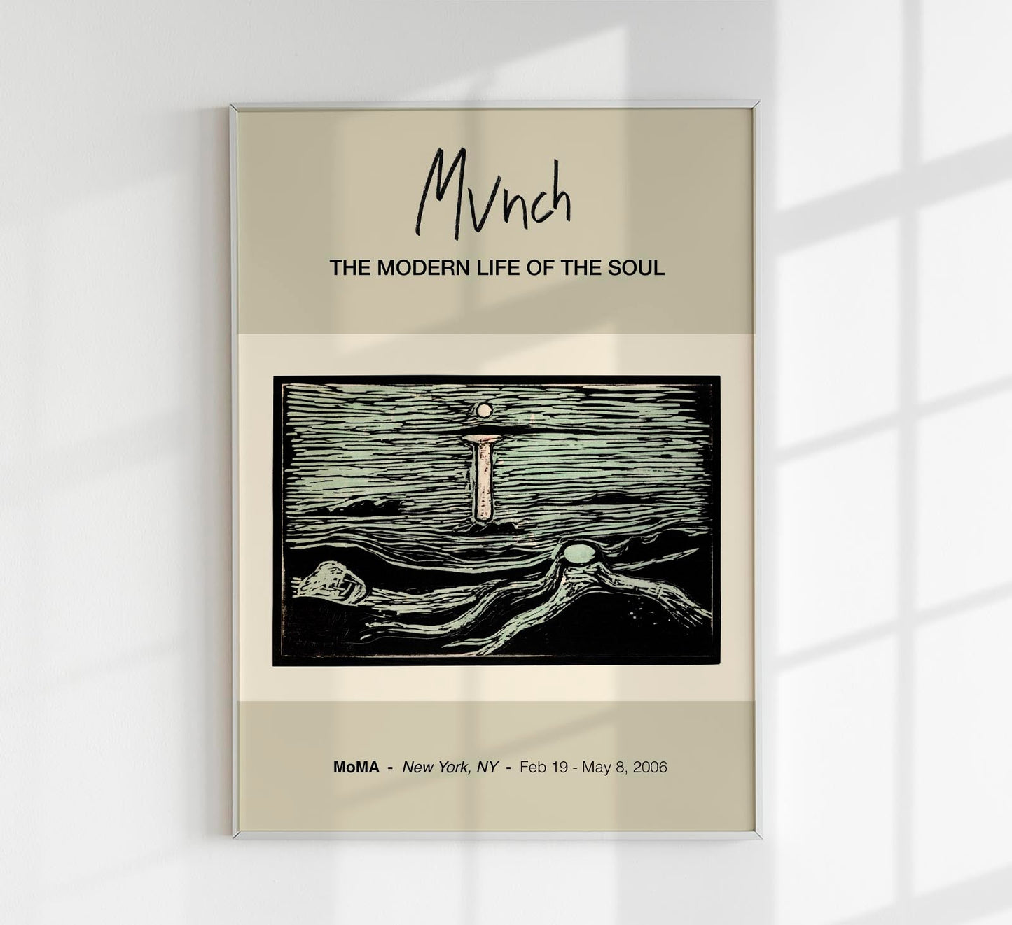 Mystical Shore Munch Exhibition Poster