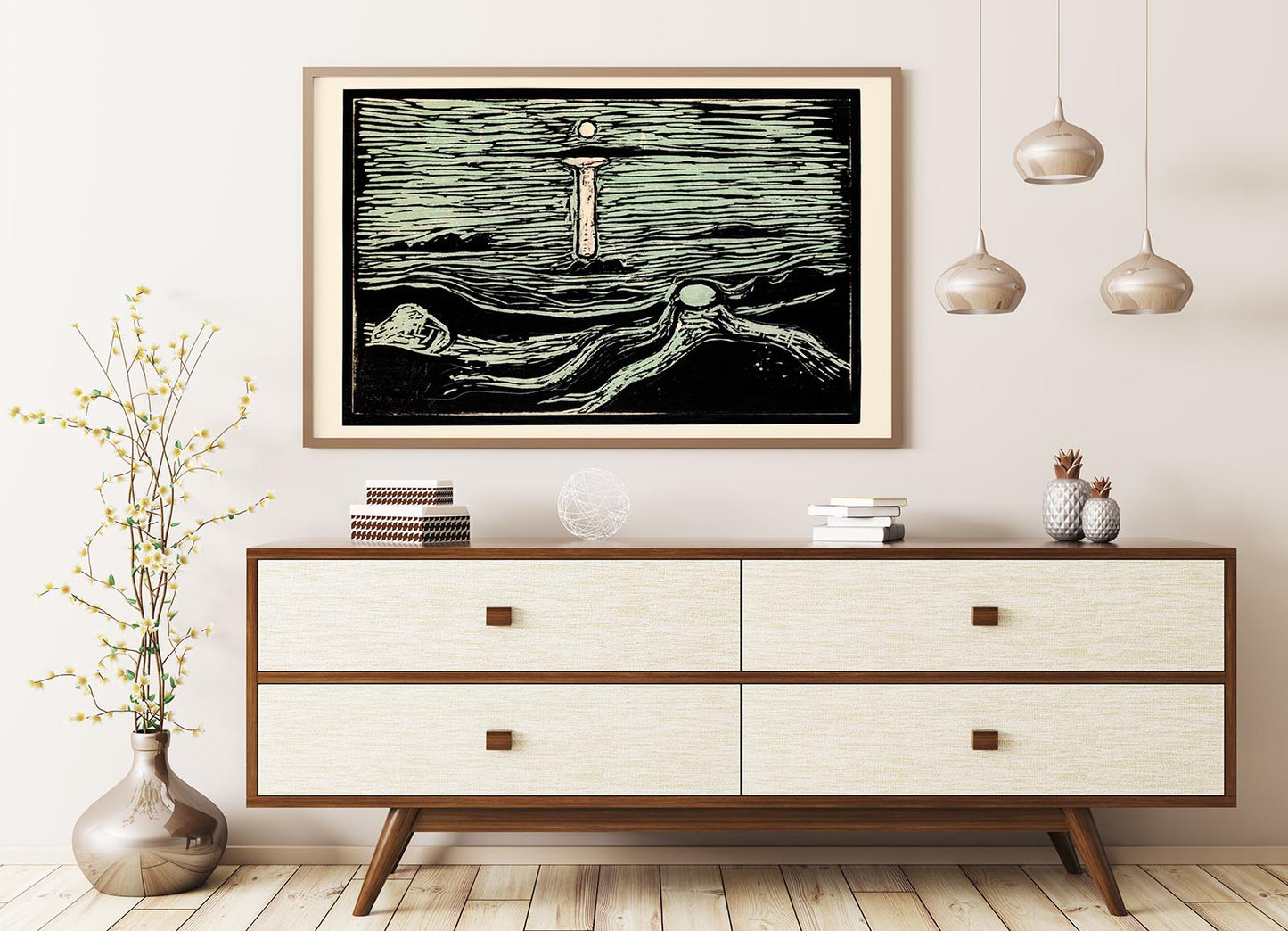 Edvard Munch Mystical Shore Art Poster