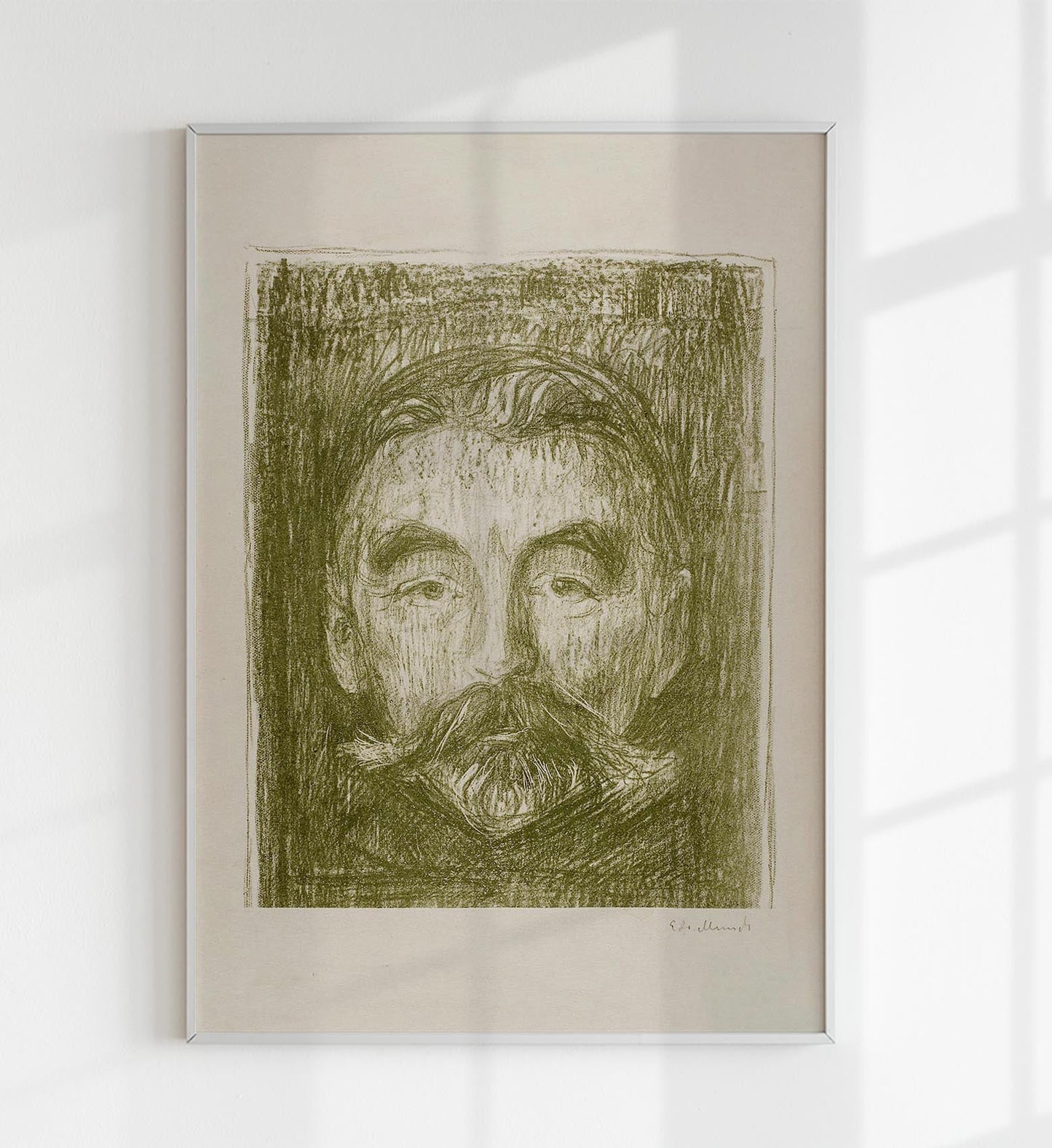 Edvard Munch "Stéphane Mallarmé" Art Poster