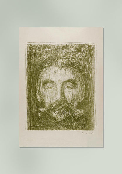 Póster artístico de Edvard Munch "Stéphane Mallarmé"
