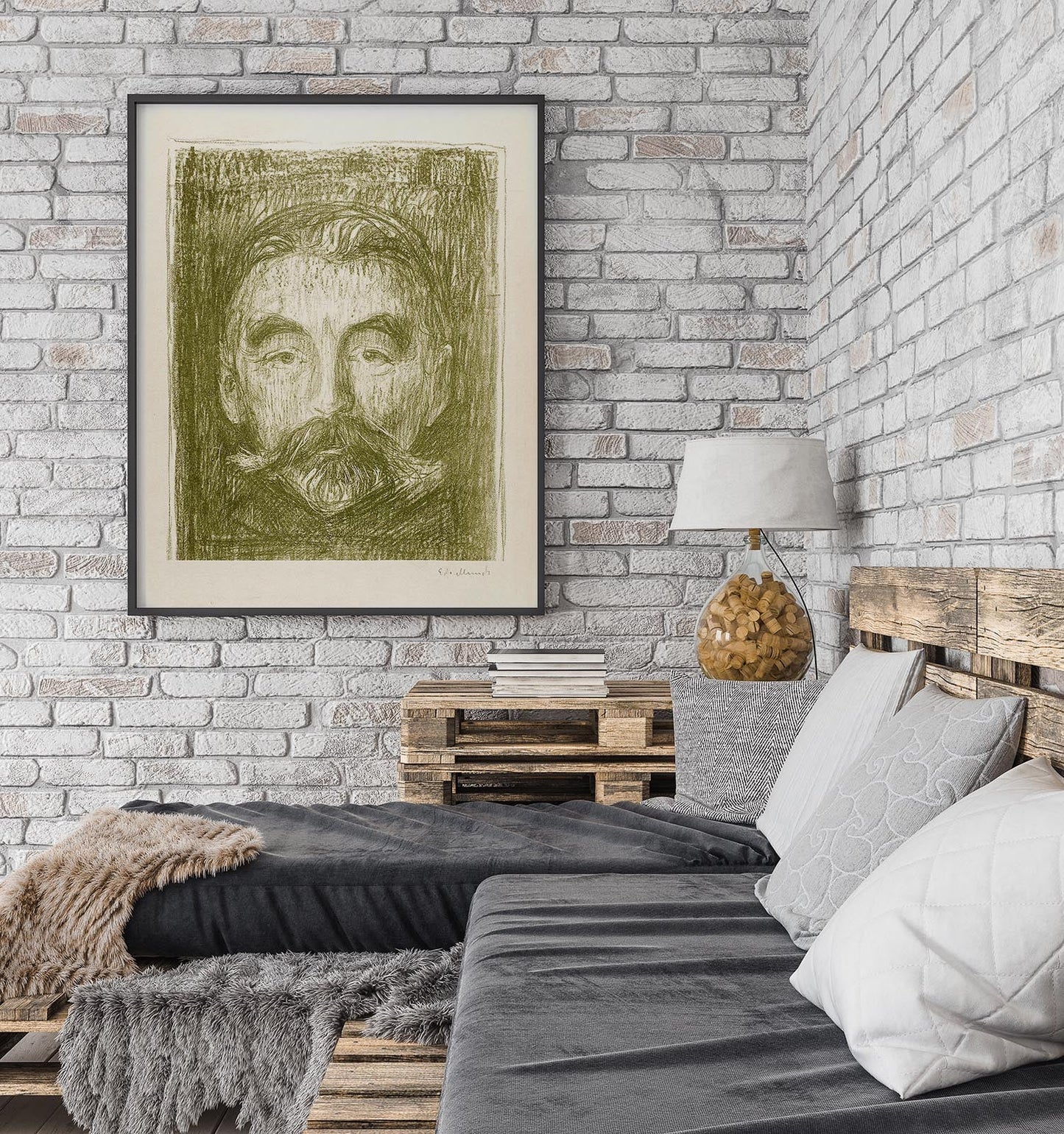 Edvard Munch "Stéphane Mallarmé" Art Poster