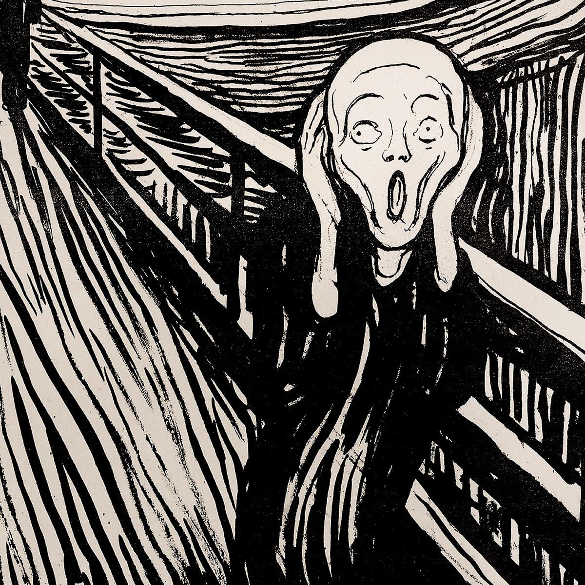 Edvard Munch The Scream Art Poster