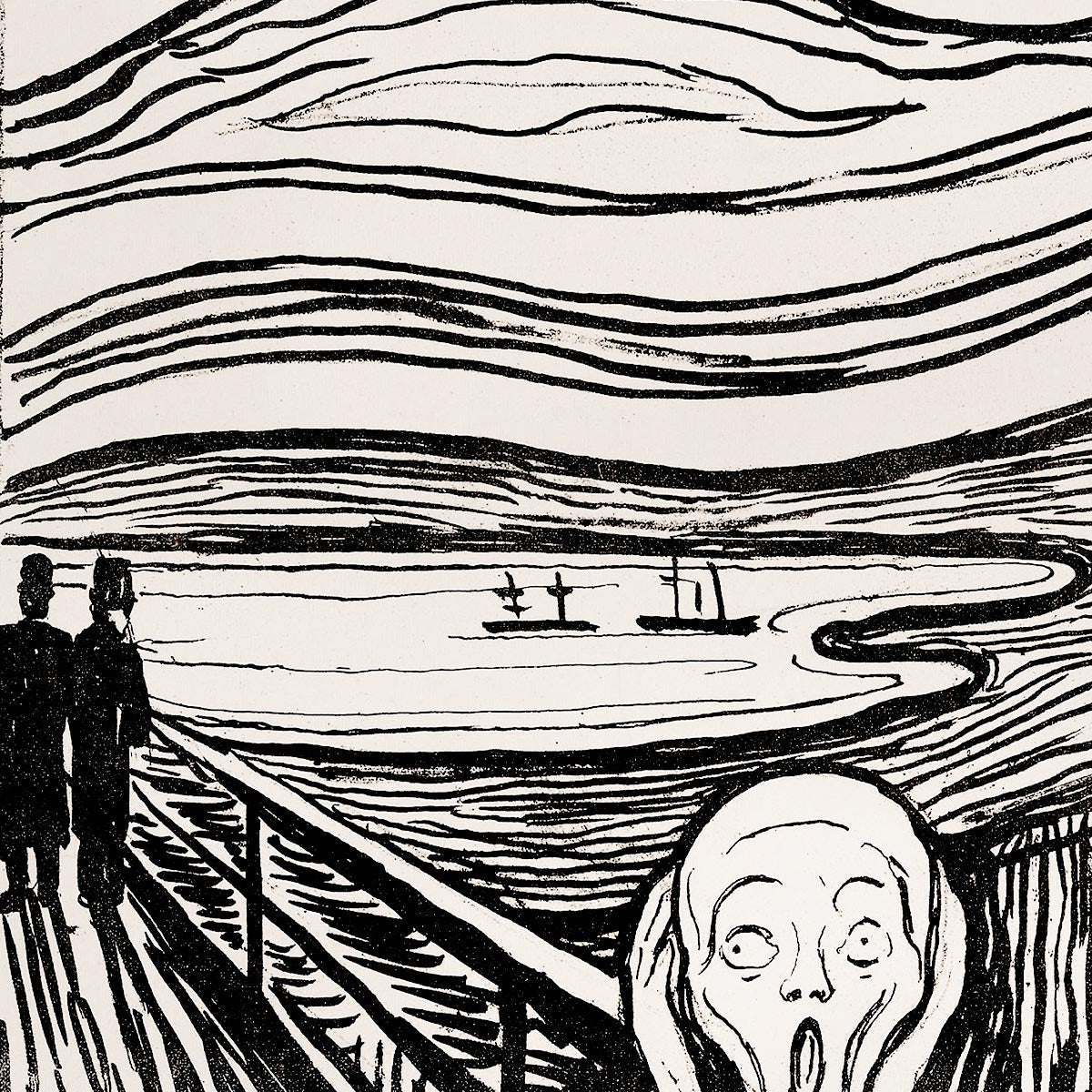 The Scream Munch Exhibition Poster