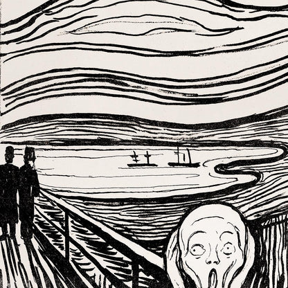 El cartel de la exposición Scream Munch