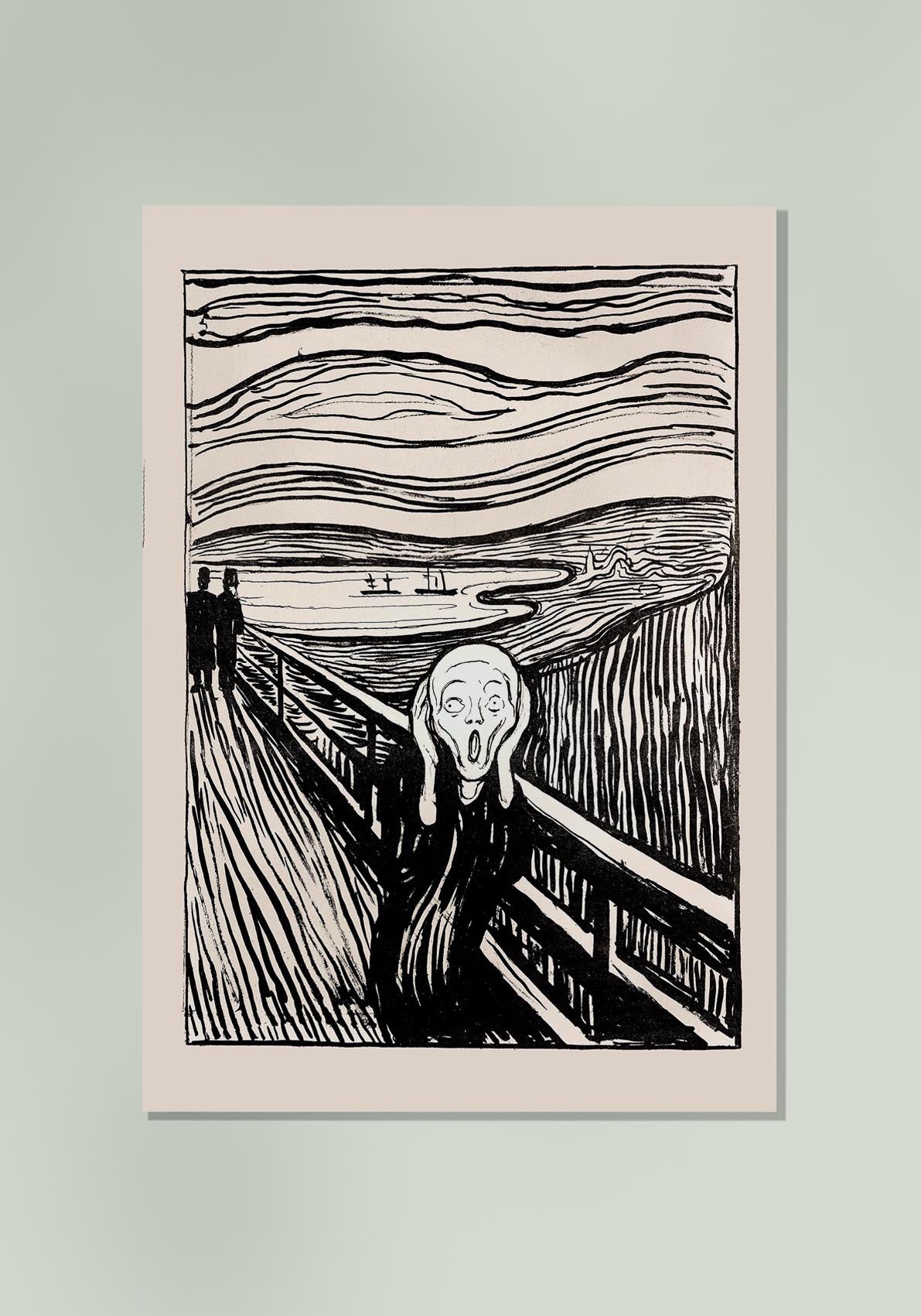 Edvard Munch The Scream Art Poster