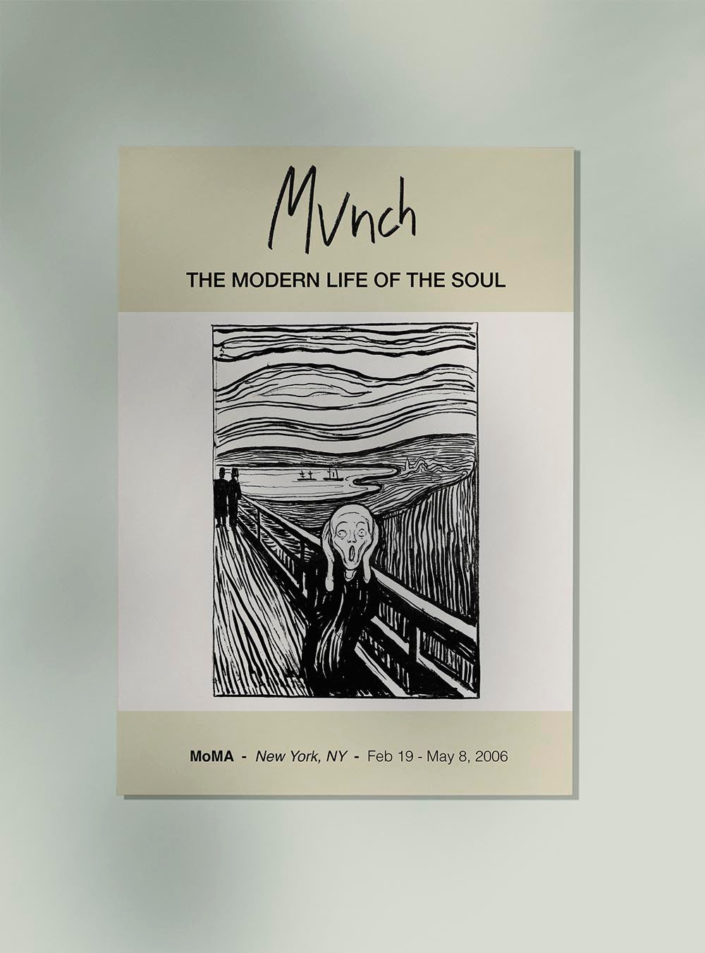 The Scream Munch Exhibition Poster