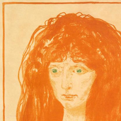 Póster artístico de El pecado de Edvard Munch