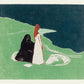 Edvard Munch Two Women on the Shore Art Poster