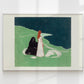 Edvard Munch Two Women on the Shore Art Poster