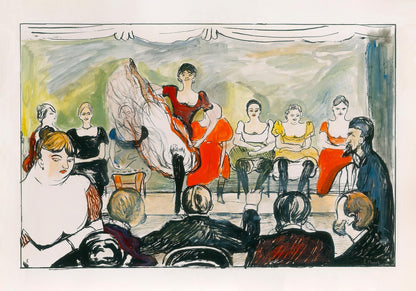 Póster artístico de Edvard Munch Tingletangle
