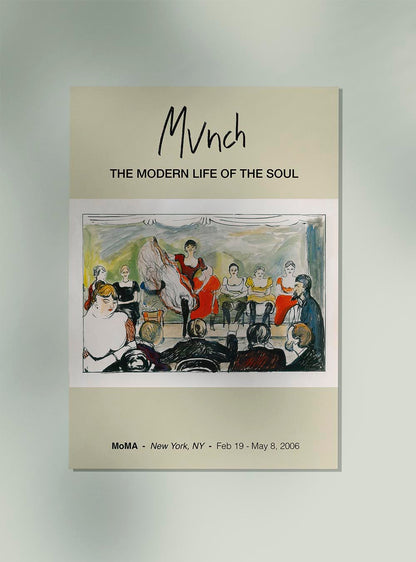 Afiche de la exposición Tingletangle Munch