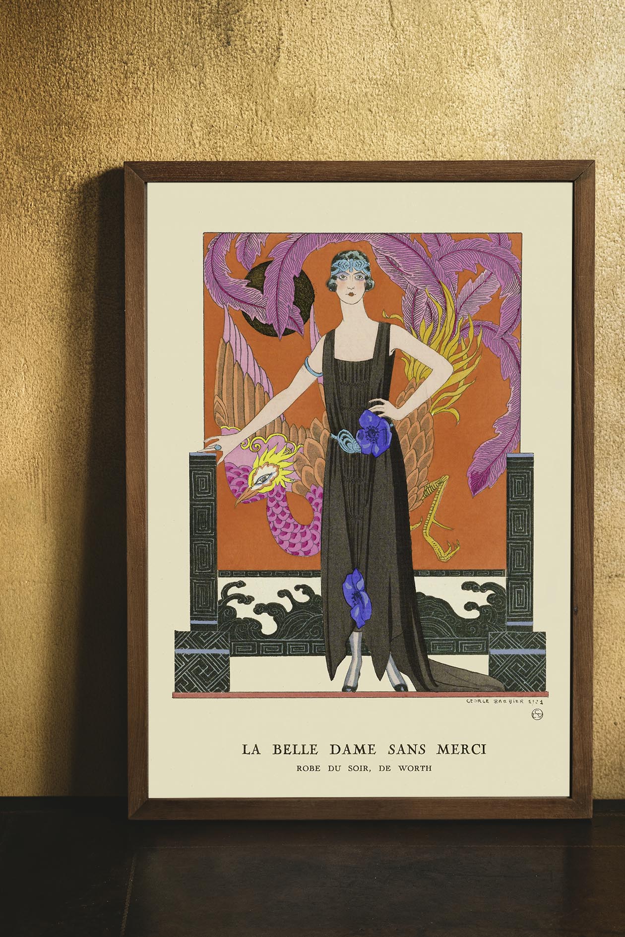 Póster Vintage La Bella Dama Sans Merci