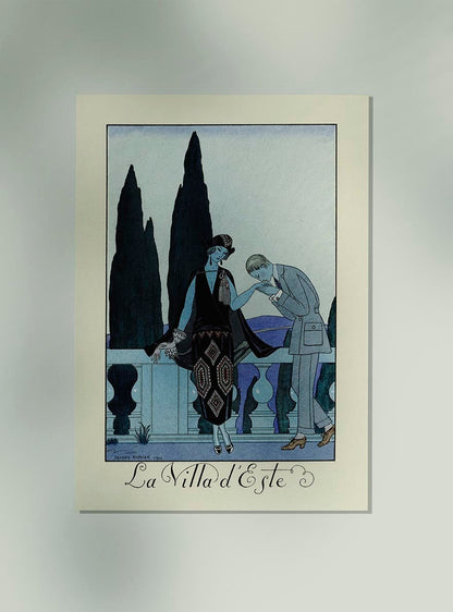 Póster La Villa D´Este Vintage