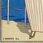 Costume de Yacht Vintage Poster