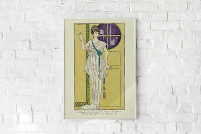 Trajes Parisiens, No. 84: Grande Robe du Soir 