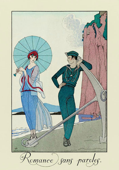 Romance Sans Paroles Vintage Póster