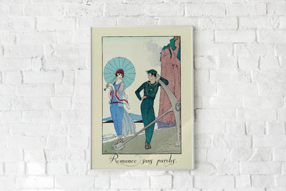 Romance Sans Paroles Vintage Póster