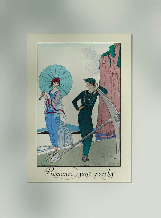 Romance Sans Paroles Vintage Póster