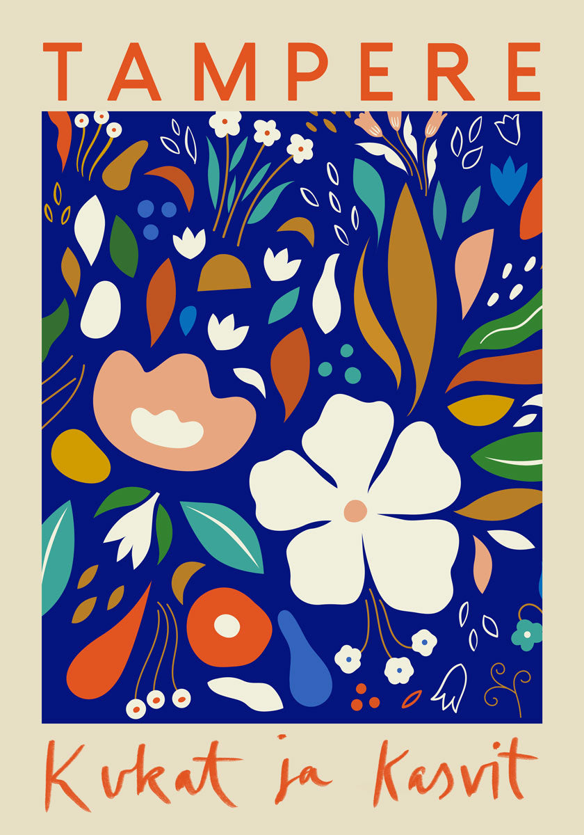 Finnish Flowers Set of 3 Art Prints