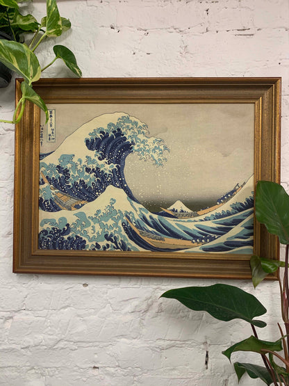 La gran ola de Kanagawa de Hokusai