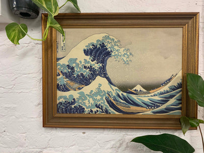 La gran ola de Kanagawa de Hokusai