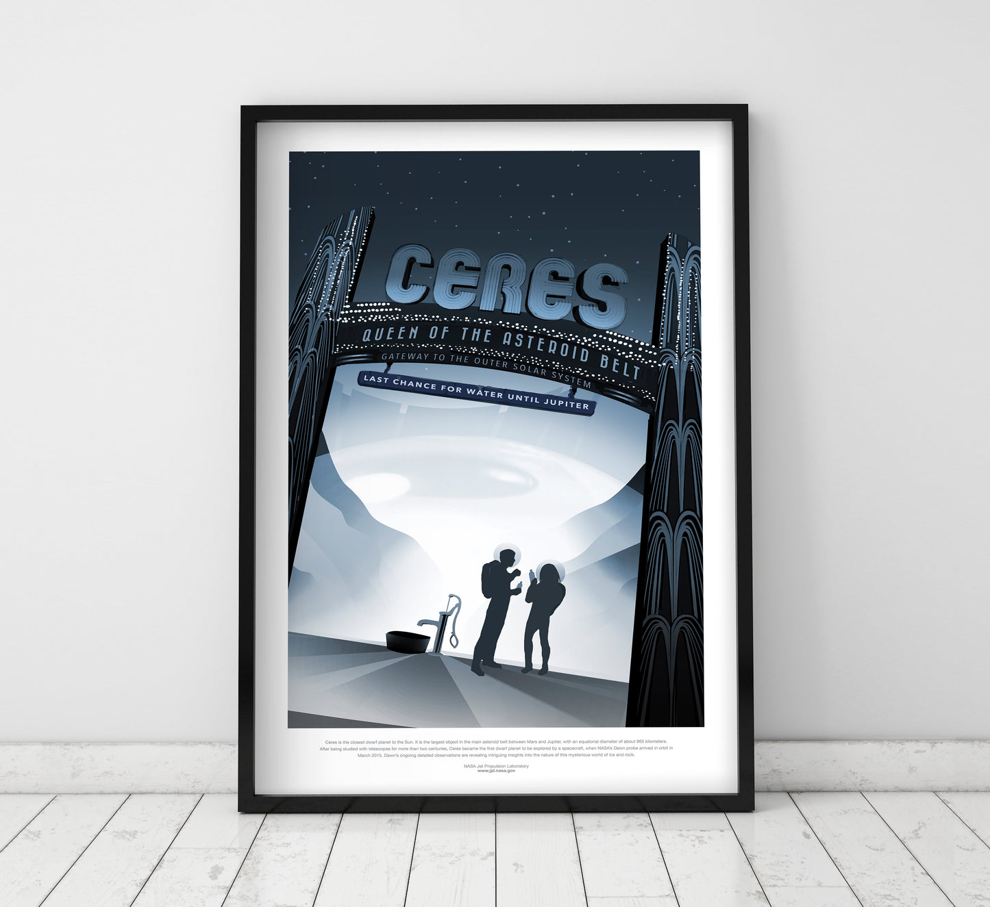 NASA Travel Poster - Ceres