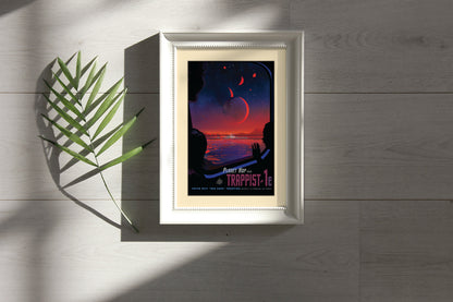 Afiche trapense de ciencia ficción