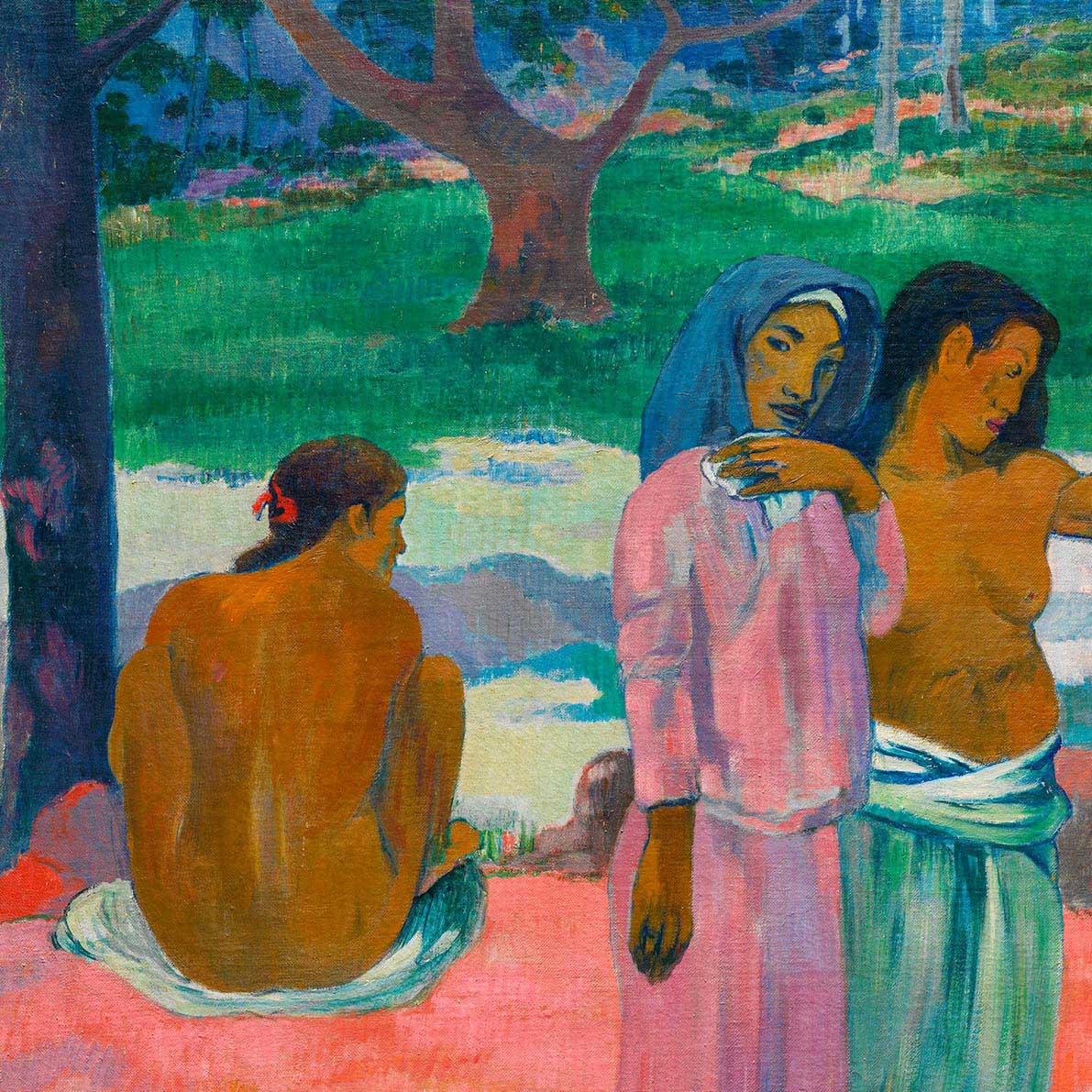 Conjunto de dos carteles de exposición de arte de Paul Gauguin