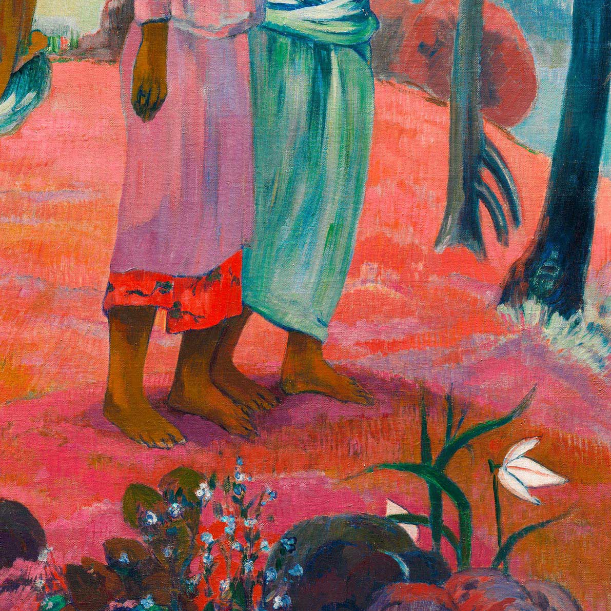 Conjunto de dos carteles de exposición de arte de Paul Gauguin